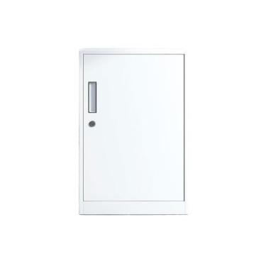 Imagem de Armário de Arquivos Armário de arquivo armazenamento escritório sob a mesa organizador dados com fechadura móvel(Branco)