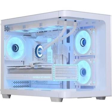 Imagem de Gabinete Gamer Aerocool ATX P300C Branco Lateral Vidro