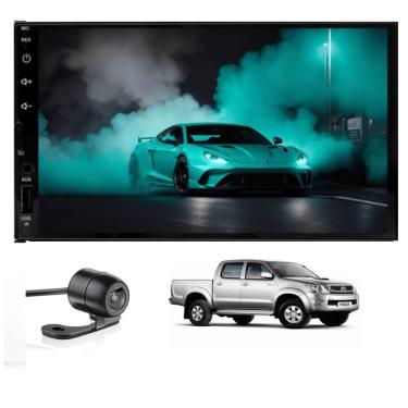 Imagem de Central Multimídia MP5 Hilux 2006 2007 2008 2009 2010 Tela de 7P Carplay e Android Auto sem fio + Câmera de ré - ADAK