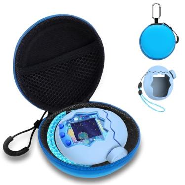 Imagem de FIOPAZ Large Carrying Case and Silicone Case for Tamagotchi Paradise, Drop-Proof Protective for Tamagotchi Paradise Accessories with Body Cover, Lid Shell, Knob Cap, Lanyard & Keychain (Blue)