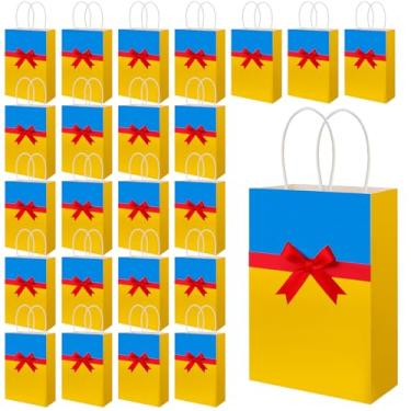 Imagem de Humyoun 24 peças de sacos de presente de princesa com laço, sacos de guloseimas reutilizáveis com alças, acessórios de guloseimas de doces para princesas infantis, lembrancinhas de festa de