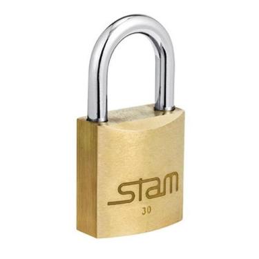 Imagem de Cadeado Stam 30mm Zamac Latonado