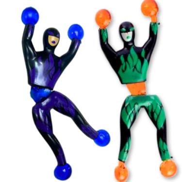 Imagem de 2 Ninja Que Gruda Na Parede De Brinquedo Infantil
