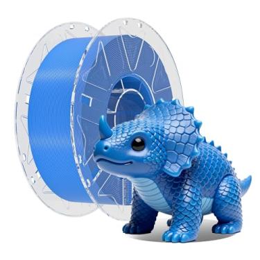 Imagem de Creality Filamento RFID para impressora 3D, pacote de filamento Hyper PLA de 1,75 mm para impressão 3D, filamento Hyper PLA RFID, alta precisão, carretel de 1 kg (azul)