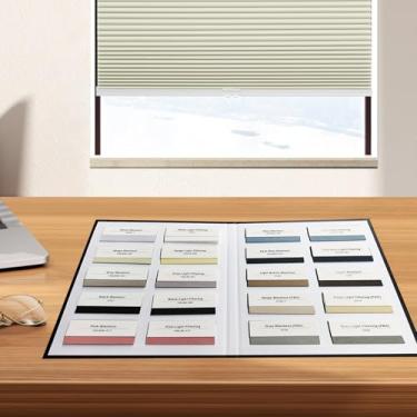 Imagem de Changshade Persianas sem fio Cellular Shades tamanho personalizado, persiana de janela interna favo de mel 3,8 cm plissada para casa, escritório, quarto, berçário, amostra de tecido
