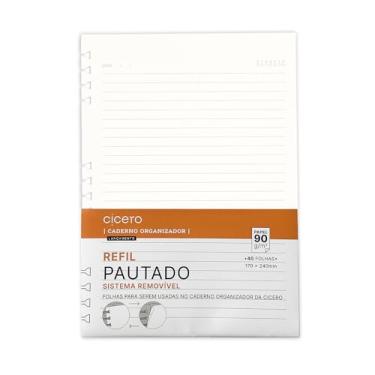 Imagem de Refil Caderno Organizador 40 Fls Offset 90G Pautado 17X24, Cicero