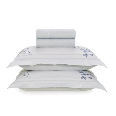 Imagem de Karsten Jogo de Cama King 300 Fios 100% Algodão Egípcio Lise 4 Peças