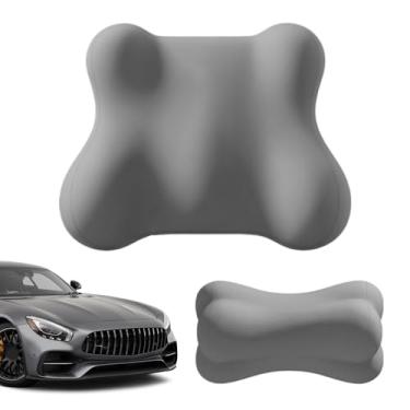 Imagem de Apoio de Cabeça e Suporte Lombar para Carro | Acessórios Para Assentos - Almofada Ergonómica para Apoio Cervical e Lombar de Assento | Para Condutores Cadeira de Escritório Sofá Viagem Reclinador