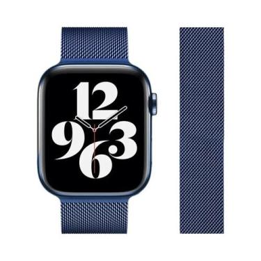 Imagem de Pulseira Magnética De Aço Inoxidável Compatível Com Apple Watch Modelo