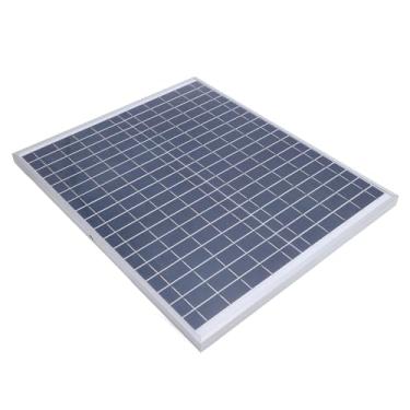 Imagem de Jopwkuin Carregador Portátil de Painel Solar de Alta Eficiência para Carro, Barco, RV, Camping, Alumínio Monocristalino (20W)