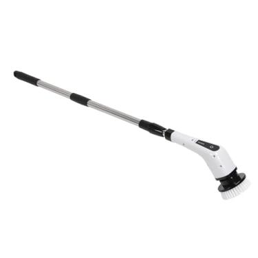 Imagem de SUNGOOYUE Purificador Giratório Elétrico, Purificador Manual Sem Fio, Escova de Chuveiro para Banheiro, Piso de Cerâmica, Carro, Baixo Ruído, Ferramenta Versátil para Cônjuge Idoso, 25 W, Branco, 8 Acessórios