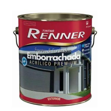 Imagem de Tinta Frentes e Fachadas Emborrachada Branco Fosco 3,6l Renner