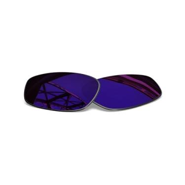 Imagem de SmartVLT Lentes de substituição roxas de plasma masculinas para óculos de sol Oakley Monster Dog