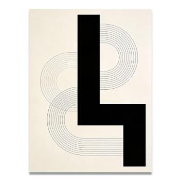 Imagem de LKXGRRSFG Arte em tela minimalista de tranquilidade monocromática: Serenidade tons neutros grande área em branco para decoração de espaço calmo 11,20 x 45 cm sem moldura