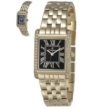 Imagem de Relógio Champion Feminino Ref: Cf25876u Bracelete Retangular Dourado