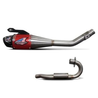 Imagem de ESCAPAMENTO PRO TORK POWERCORE 4 NXR 125 BROS 2003/05 VERMELHO