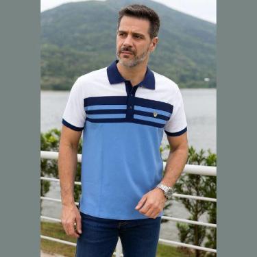 Imagem de Camisa Polo Masculina Diversas Cores em Malha Piquet Tamanho:GGCor:Bra