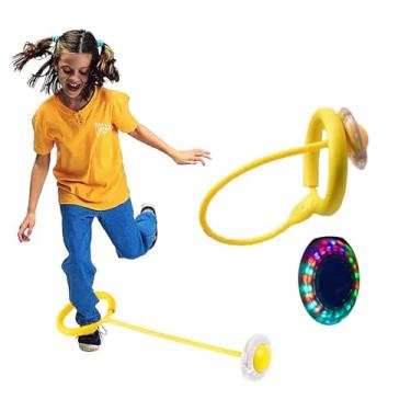 Imagem de Aihan Bola De Pular Esportiva Para Tornozelo, Brinquedo Ti, Bop It, Piscante Meninos E Meninas, Fitness - Presentes Dia Das Crianças, Presente Natal, 5 Cores (Amarelo)