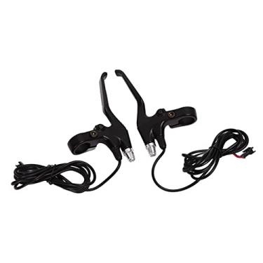 Imagem de KIMISS 1 par de Alavancas de Freio de Bicicleta Elétrica à Prova d'água - Punho de Freio de Liga de Alumínio para Guidões de 22 Mm - Design Ergonômico Antiderrapante para Scooters e Bicicletas de