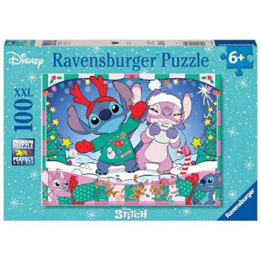 Imagem de Ravensburger - Puzzles XXL Disney: Stitch | Puzzle 6 anos ou mais | Presente criança 6 anos ou mais de 100 peças | quebra-cabeças crianças de 36 x 49 cm | Ravensburger Puzzle