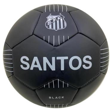 Imagem de Bola De Futebol De Campo Black Santos N5-Unissex
