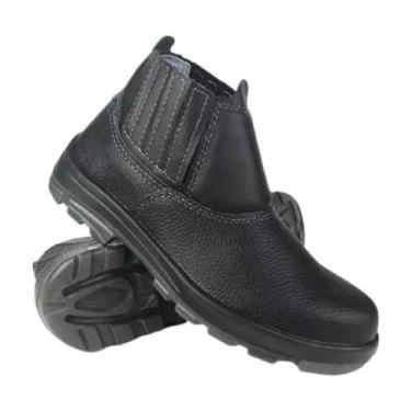 Imagem de Bota Botina De Segurança Elástico Bico Plástico Usafe Bracol, 39