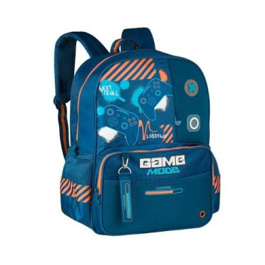 Imagem de Mochila De Costas Vídeo Game Gamer Escolar Infantil Reforçada Para Liv