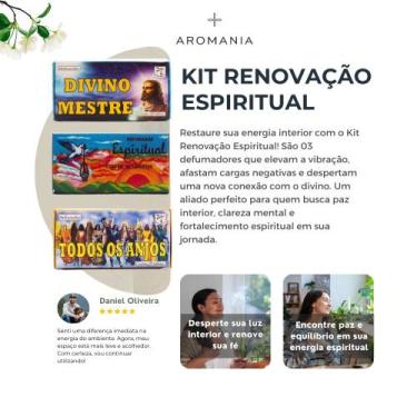 Imagem de Kit Completo de Defumação Espiritual  60 Tabletes Naturais para Atrair