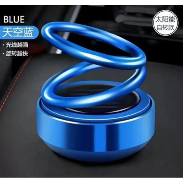 Imagem de Aro suspenso com energia solar montado em caminhão Ornamentos e acessórios de perfume carro aquecimento rotativo aromaterapia peça