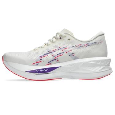 Imagem de ASICS Tênis de corrida feminino SONICBLAST, Creme/azul desbotado, 35