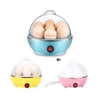 Imagem de Cozedor de Ovos Portátil Elétrico a Vapor - Bivolt 110V/220V, Saudável e Prático, Fácil de Usar e Limpar, Ideal para Café da Manhã e Lanches (Cor aleatória/220v)