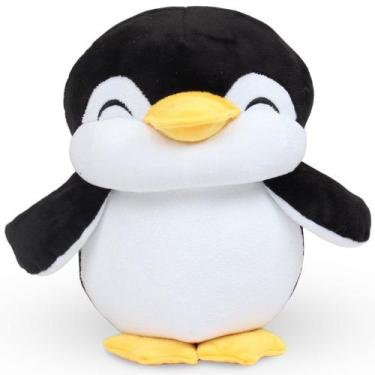 Imagem de Pinguim Baby de Pelúcia 26cm Preto - Fofuxos de Pelúcia