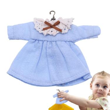 Imagem de Roupas de boneca, roupas de boneca,Trajes de vestir para bonecas - Mini traje de roupa para pequenos brinquedos de pelúcia, roupa de vestido em miniatura, pequenos acessórios de casa