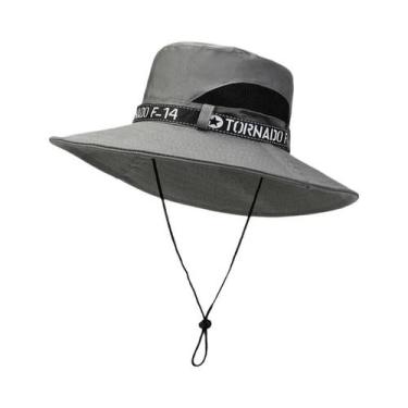 Imagem de Chapéu De Sol Dobrável Unissex De Aba Larga Cor Sólida Para Primavera 