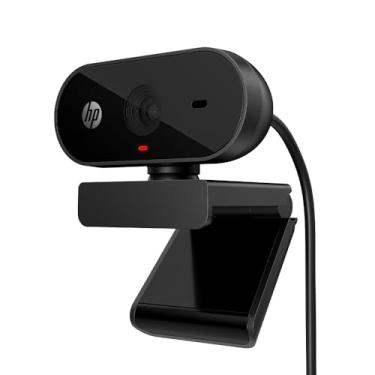 Imagem de Webcam 1080p HP 320 - com Ajuste Automático de Luz, Conexão USB Plug and Play, Ângulo Largo de 66 Graus, Imagem Full HD com Microfone Integrado e Rotação 360 (53X26AA#ABL)
