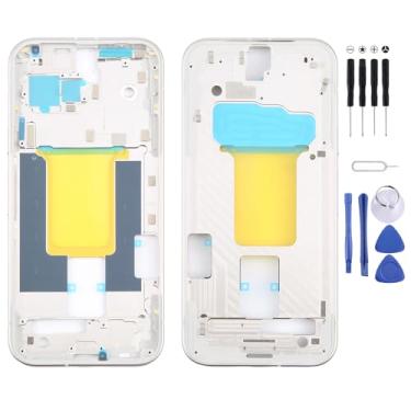 Imagem de Hiregolish Peças de reparo de placa de moldura LCD para celular para Google Pixel 9 Original Front Housing LCD Frame Bezel Plate, kits de reparo de montagem de substituição de tela (dourado)