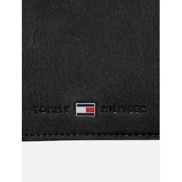 Imagem de Carteira Tommy Hilfiger Masculina Couro Johnson Mini CC Wallet Preta T