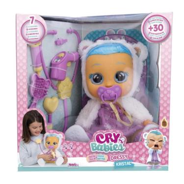 Imagem de Boneca Cry Babies Dressy Kristal  Multikids BR2144