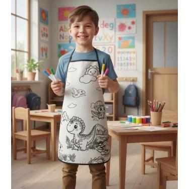 Imagem de Avental Infantil para Pintar - Recanto da Costura