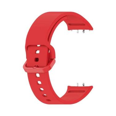 Imagem de Pulseira De Silicone Ajustável De Cor Única Para Samsung Galaxy Fit 3 