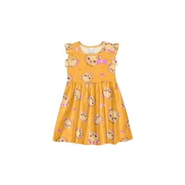 Imagem de Vestido Bebê Infantil Manga Curta Alakazoo Ref. 46600-Feminino