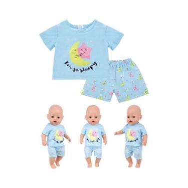 Imagem de Roupa De Boneca Reborn De 43cm (18 Polegadas) Para Bonecas Bebê, Com T
