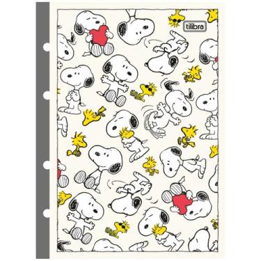 Imagem de Refil Colegial Tiliflex Snoopy Fichário Argolado Decorado Pautado 80 F
