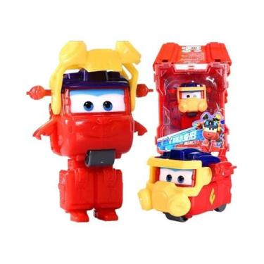 Imagem de Figuras De Ação Robôs Transformáveis Super Wings Para Crianças, Miniat