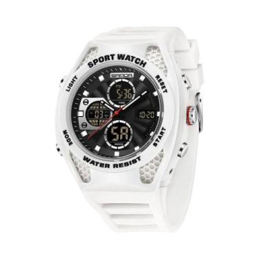 Imagem de Relógio Esportivo Digital Masculino À Prova d'Água Sanda 3384 Multifun
