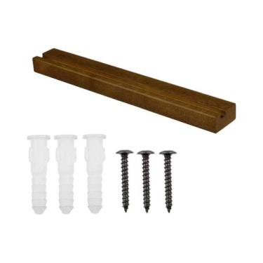 Imagem de Suporte De Parede De Madeira Para Discos De Vinil - Prateleira Pequena