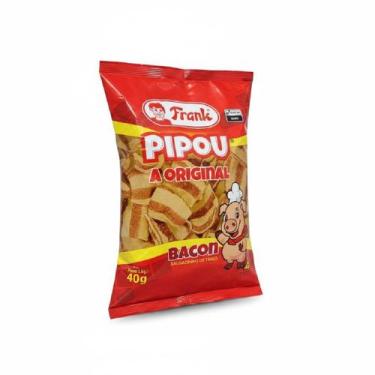 Imagem de Kit 30 Salgadinho Pele porco Pururuca Bacon Pipou 40g Frank, 20 unidad