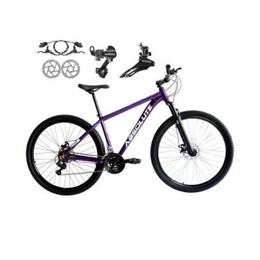 Imagem de Bicicleta Aro 29 Absolute Nero 5 Alumínio 21v Câmbios Shimano Freio A Disco Hidráulico Roxo 13.8