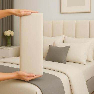 Imagem de Cabeceira Estofada Quarto Cama King Size Box Modulada 2m - - Soft Deco