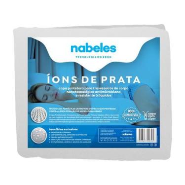 Imagem de Capa p/ Travesseiro De Corpo Íons De Prata Antimicrobiano Repelente à 